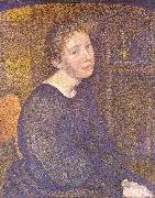 Lemmen, Georges Portrait of Mme. Lemmen oil